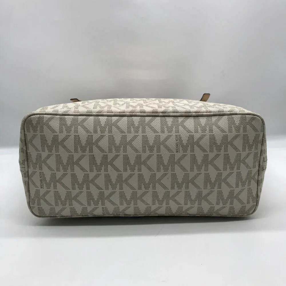 Michael Kors Vanilla Monogram Diaper Tote Bag